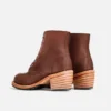 Clara Women's Heeled Boot in Amber Harness Leather