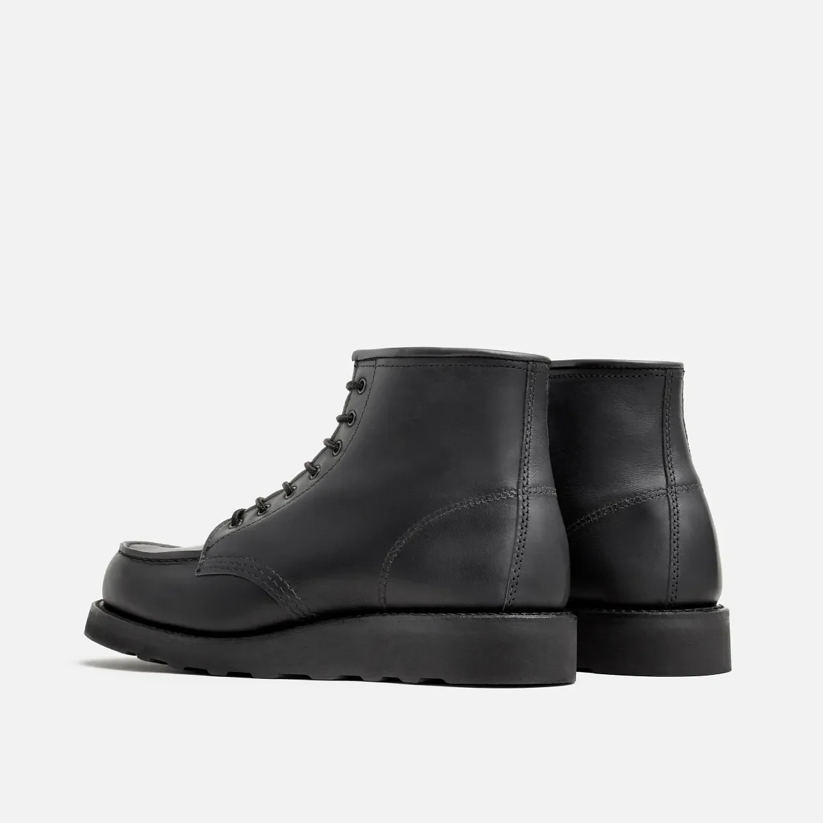 Classic Moc® Women's Short Boot in Black Boundary Leather