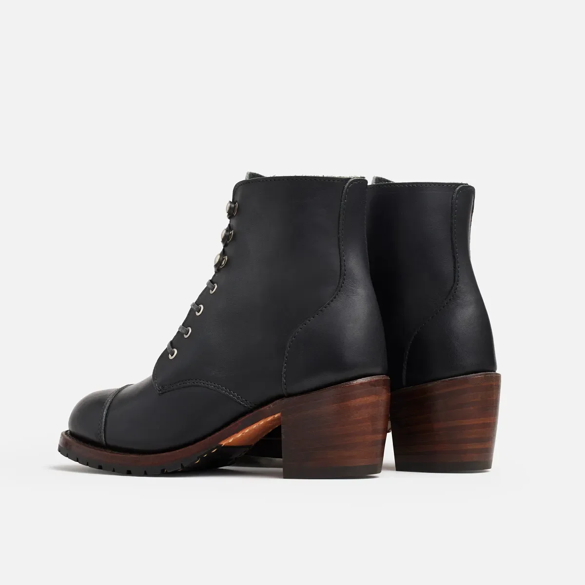 Eileen Women's Heeled Boot in Black Boundary