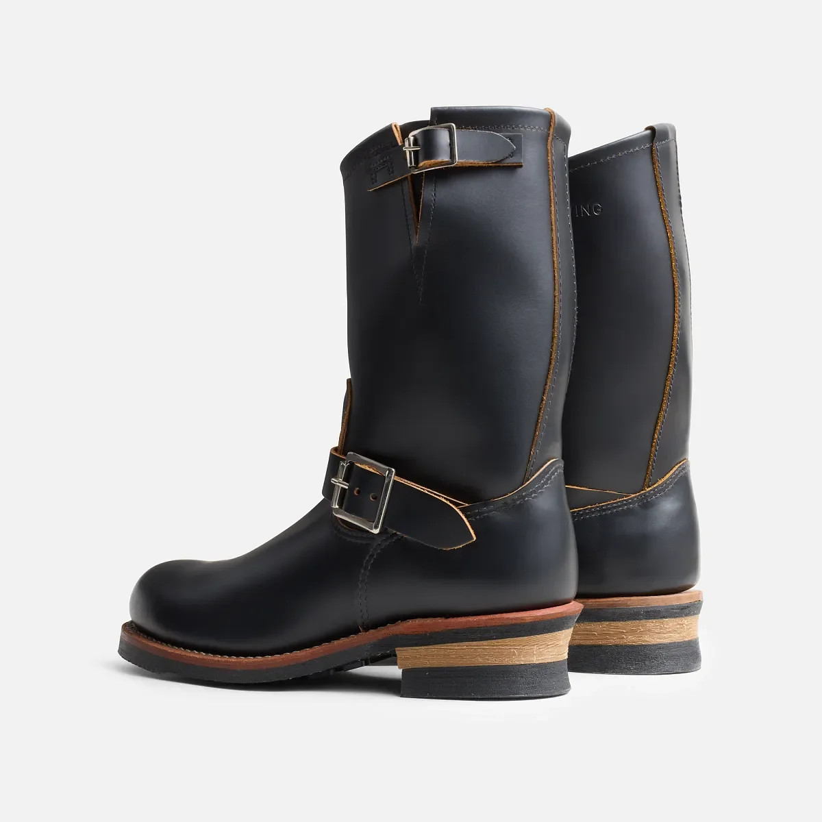 Engineer Men's Engineer in Black Klondike Leather