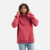 Hoodie with Sleeve Print Men's Hoodie in Red