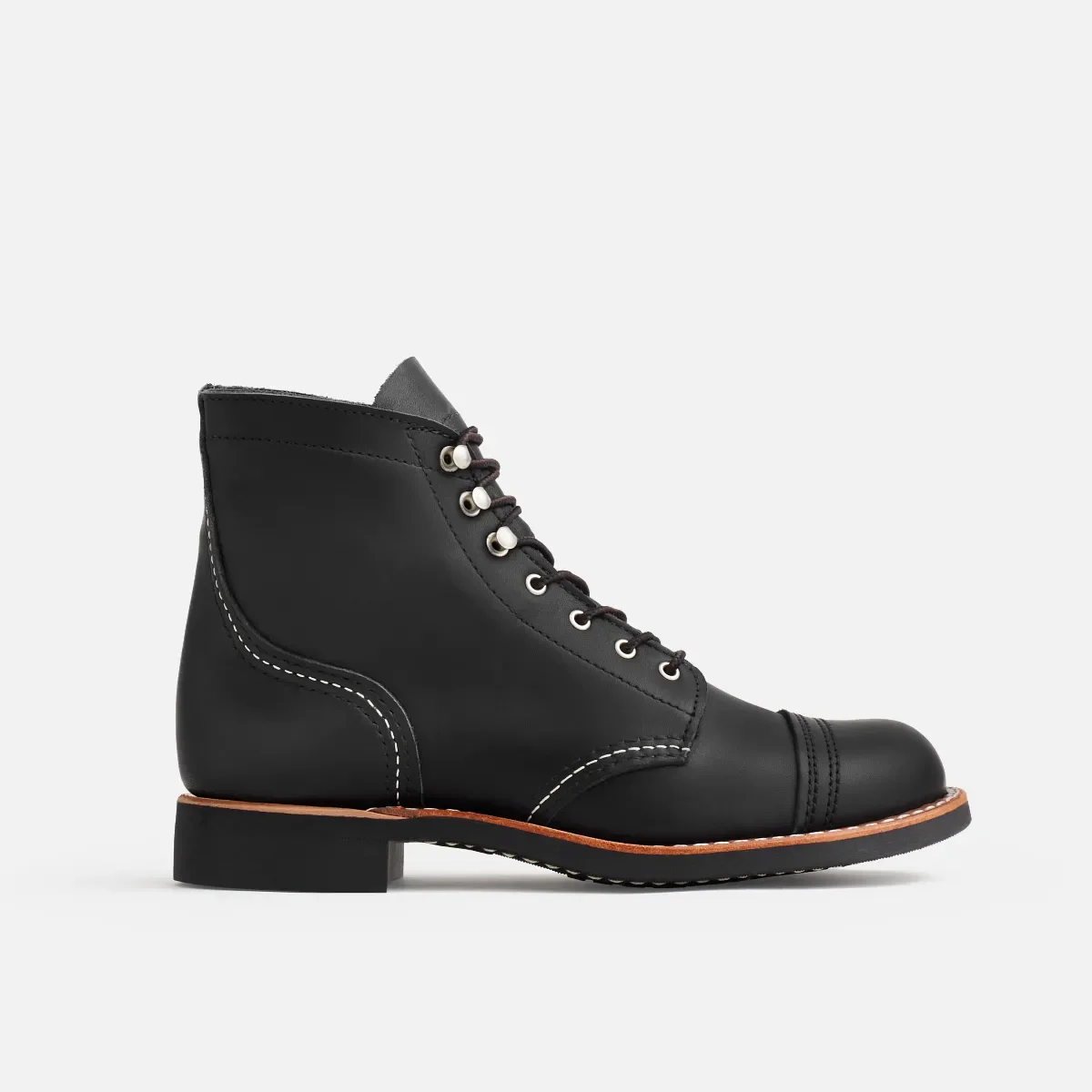 Iron Ranger® Women's Short Boot in Black Boundary Leather