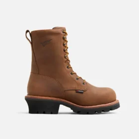 LoggerMax Men's 9-inch Waterproof Soft Toe Boot