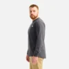 Long Sleeve Pocket T-Shirt with Sleeve Print Men's Long Sleeve T-Shirt in Asphalt