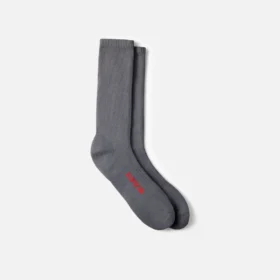 Nilit™ Breeze Cooling Light Weight Crew Unisex Breeze Nylon Crew Sock in Charcoal
