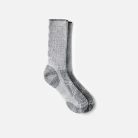 Performance Work Light Weight Crew Unisex CoolMax® Blend Crew Sock in Gray