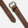 Roller Bar Leather Belt Red Wing Leather Belt with Roller Bar in Brown