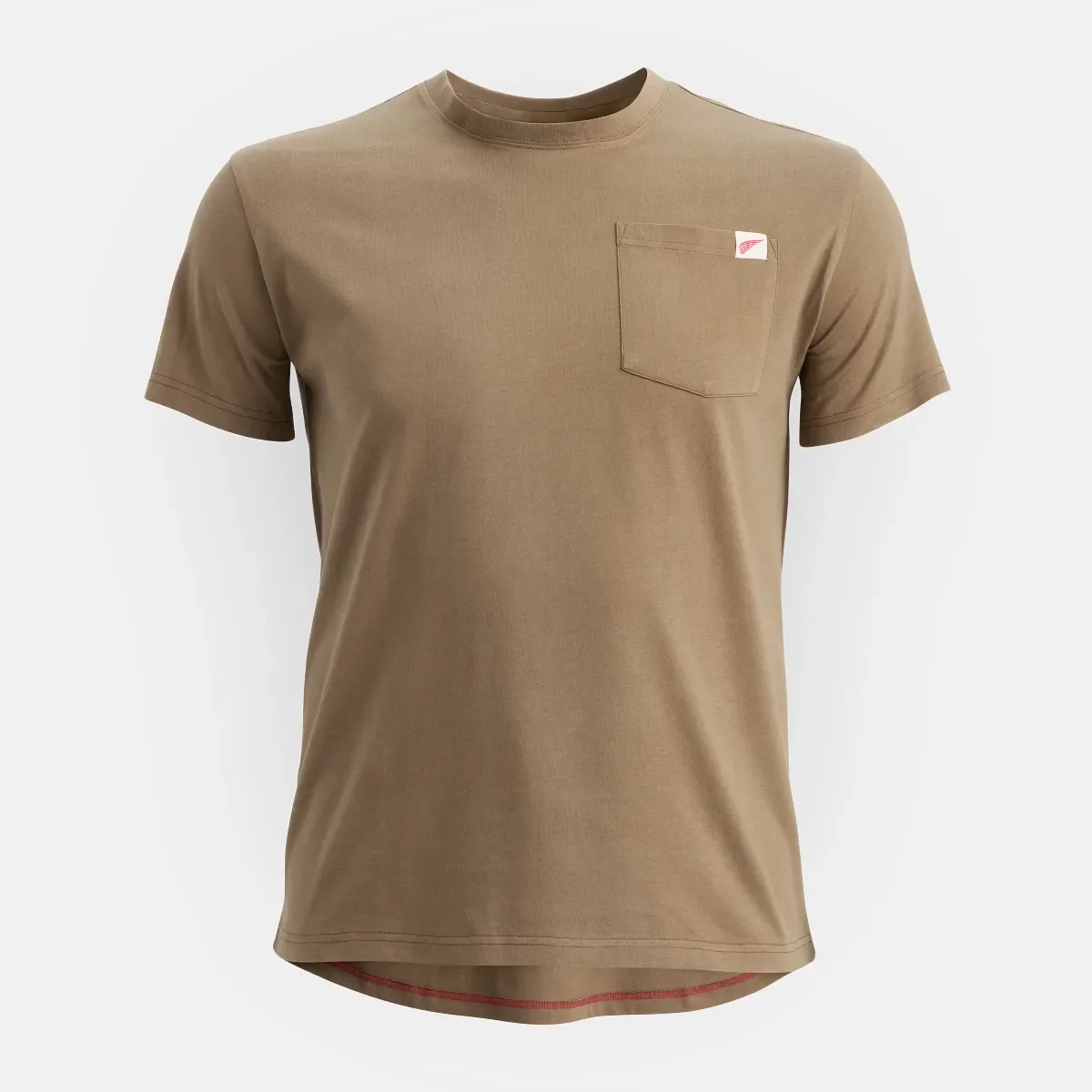Short Sleeve Pocket T-Shirt Men's Short Sleeve T-Shirt in Brown