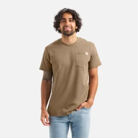 Short Sleeve Pocket T-Shirt Men’s Short Sleeve T-Shirt in Brown