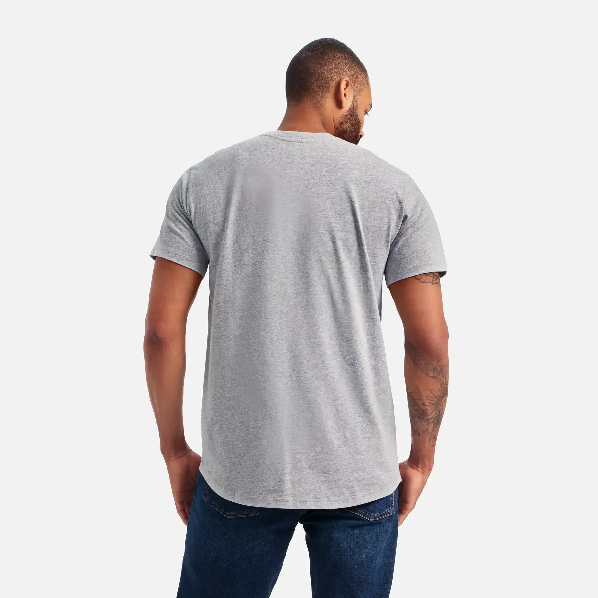Short Sleeve Pocket T-Shirt Men's Short Sleeve T-Shirt in Heather Gray