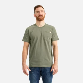 Short Sleeve Pocket T-Shirt Men’s Short Sleeve T-Shirt in Olive Green