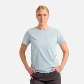 Short Sleeve Pocket T-Shirt Women’s Short Sleeve T-Shirt in Steel Blue