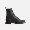 Silversmith Women's Short Boot in Black Boundary Leather