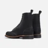 Silversmith Women's Short Boot in Black Boundary Leather