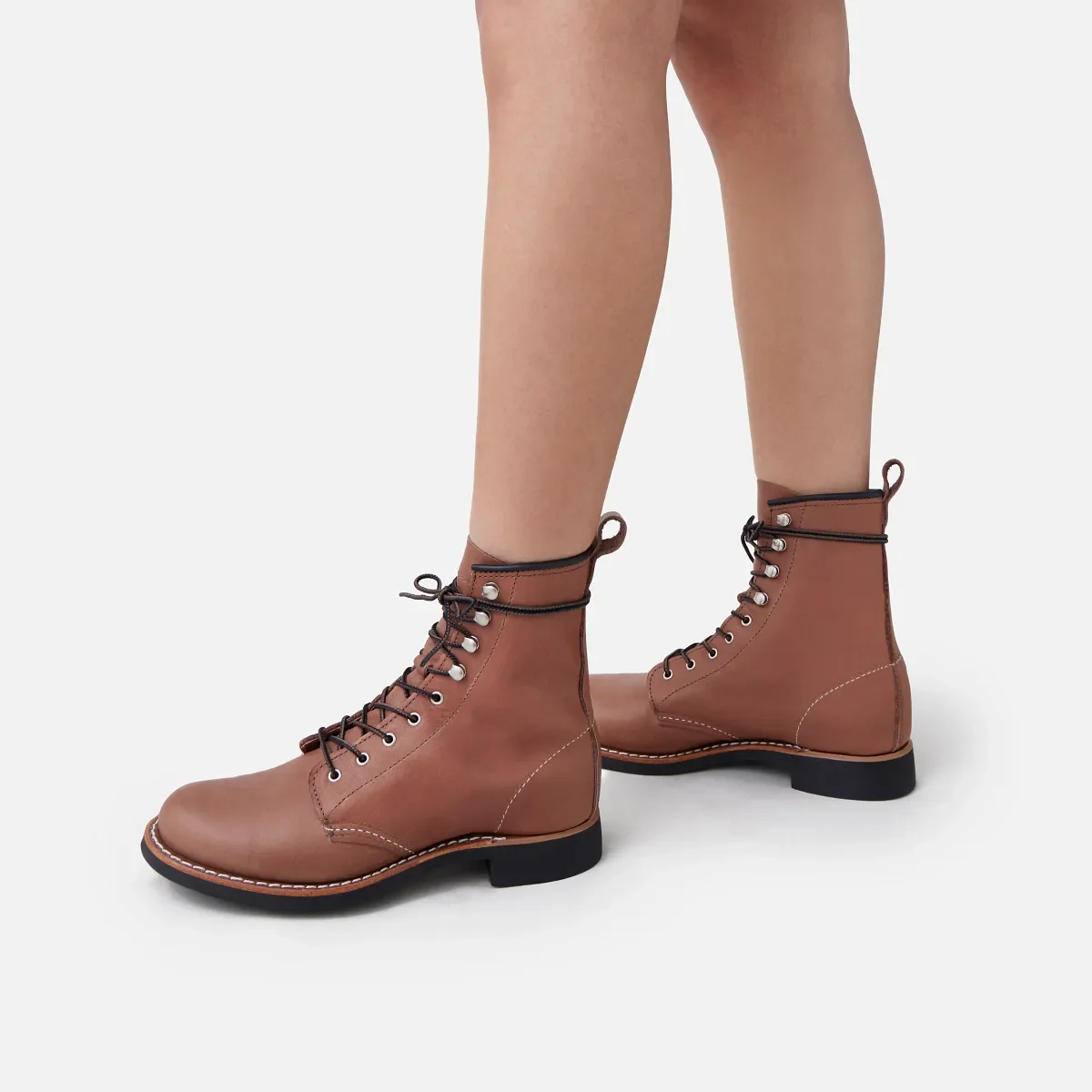 Silversmith Women's Short Boot in Mocha Oro-iginal Leather